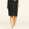 Jupe en jean noir