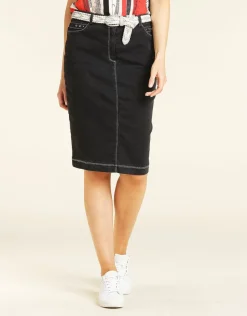 Jupe en jean noir