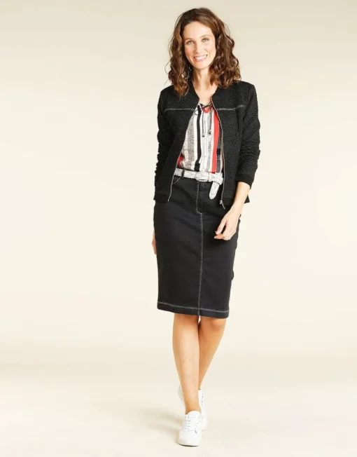 Jupe en jean noir