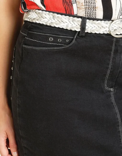 Jupe en jean noir
