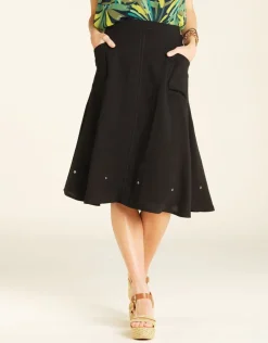 Jupe évasée noire