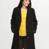 Manteau laine marron