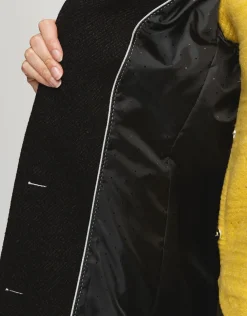 Manteau laine marron