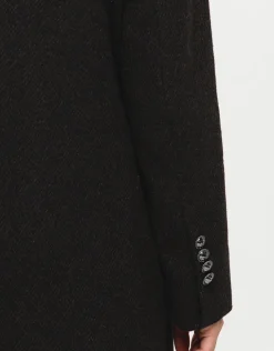 Manteau laine marron