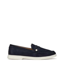 Mocassin daim marine GEOX