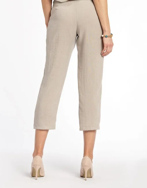 Pantacourt beige doux