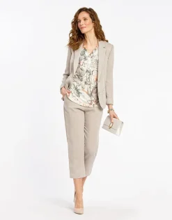 Pantacourt beige doux