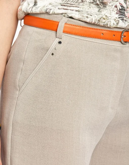 Pantacourt beige doux