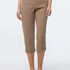Pantacourt coton beige