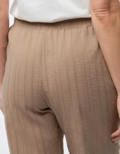 Pantacourt coton beige