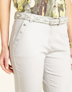 Pantacourt stretch gris