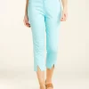 Pantacourt turquoise