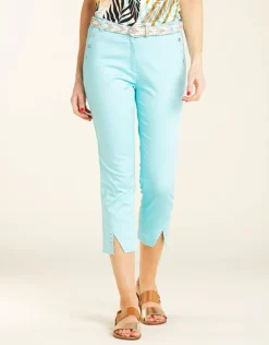 Pantacourt turquoise