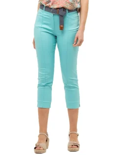 Pantacourt vert jade