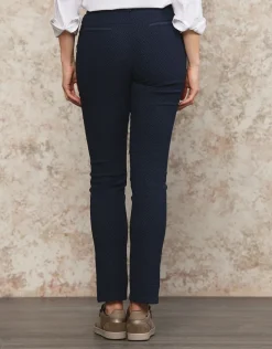 Pantalon bleu fantaisie