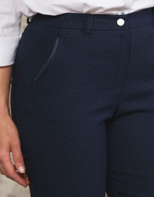 Pantalon bleu fantaisie