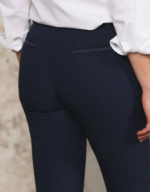 Pantalon bleu fantaisie