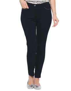 Pantalon bleu marine 7/8e