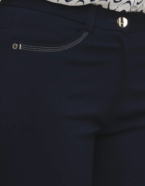 Pantalon bleu marine 7/8e