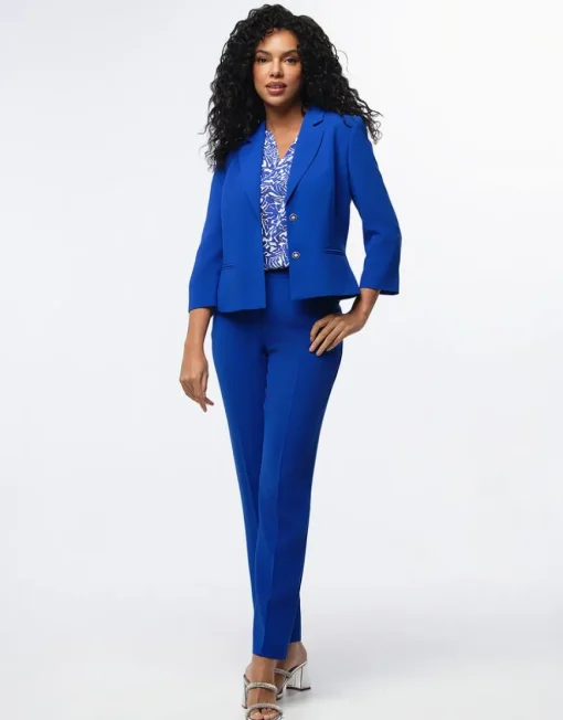 Pantalon chic bleu