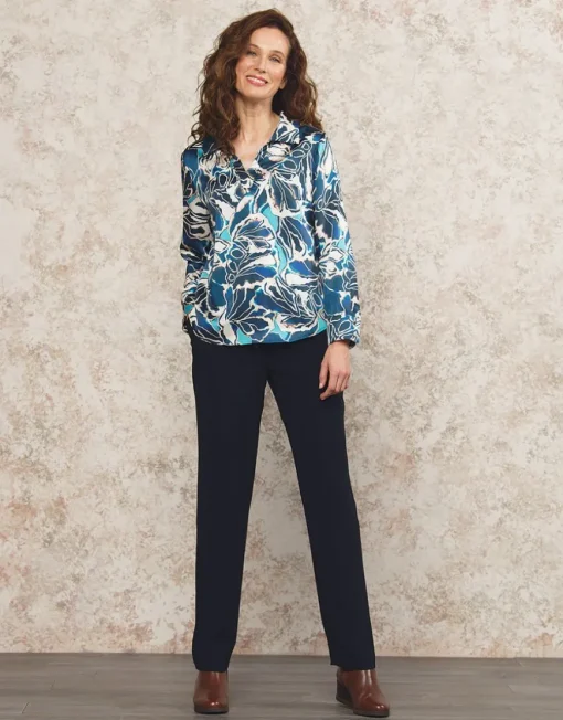 Pantalon chic marine