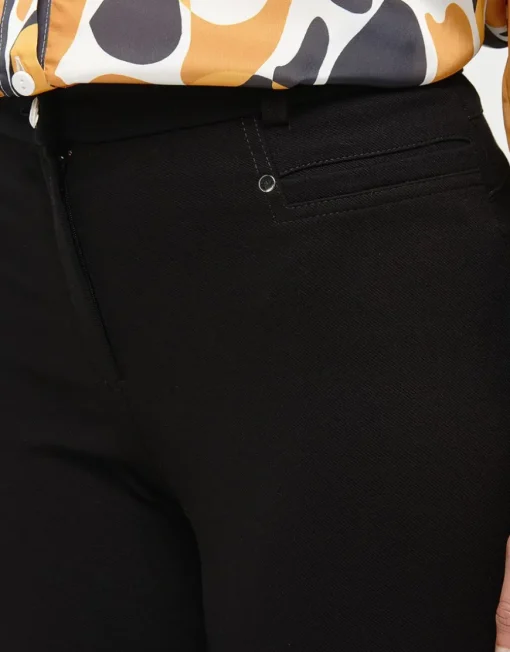 Pantalon chic slim noir