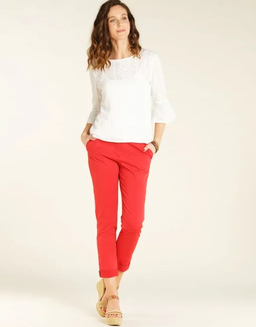 Pantalon chino stretch