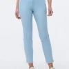 Pantalon coton bleu ciel