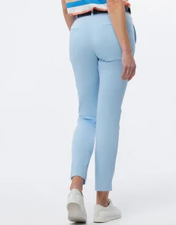Pantalon coton bleu ciel