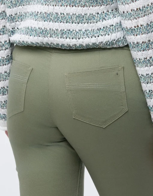 Pantalon coton kaki