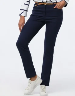 Pantalon coton marine