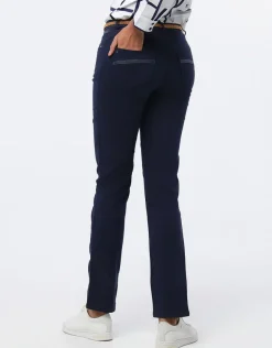Pantalon coton marine
