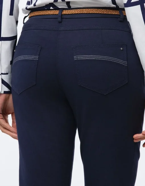 Pantalon coton marine