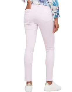 Pantalon coton rose clair