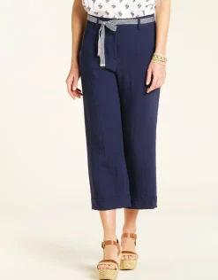 Pantalon 7/8e bleu marine