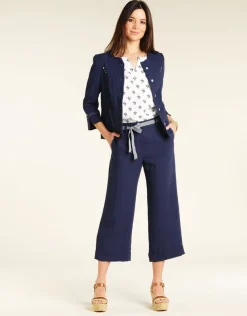 Pantalon 7/8e bleu marine