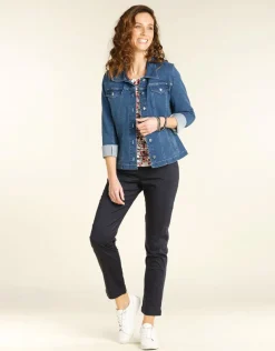 Pantalon 7/8e marine
