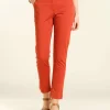 Pantalon 7/8e terracotta