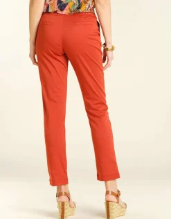 Pantalon 7/8e terracotta