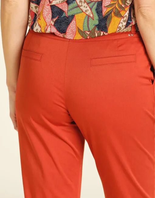 Pantalon 7/8e terracotta