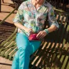 Pantalon 7/8e vert menthe