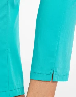 Pantalon 7/8e vert menthe