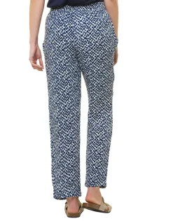 Pantalon fluide bleu