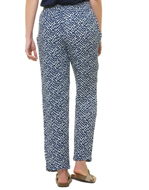 Pantalon fluide bleu