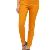 Pantalon jaune stretch