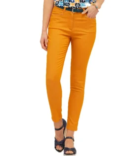 Pantalon jaune stretch