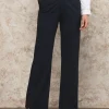Pantalon large bleu