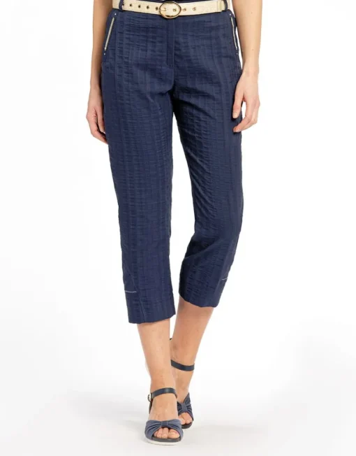 Pantalon 7/8ème marine