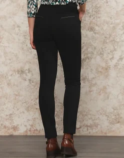 Pantalon sergé chic noir