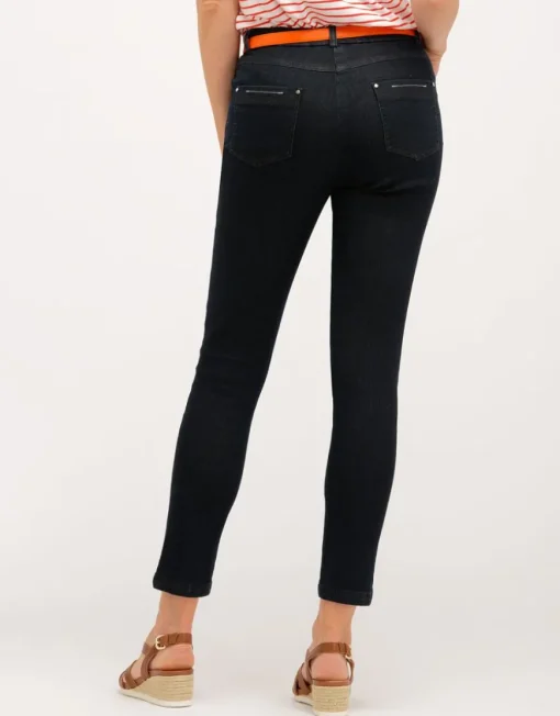 Pantalon slim jean bleu